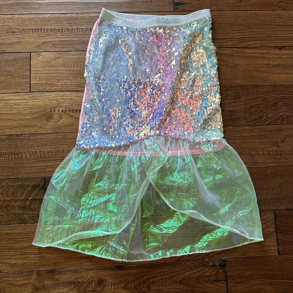 Mermaid shimmery sparkly skirt